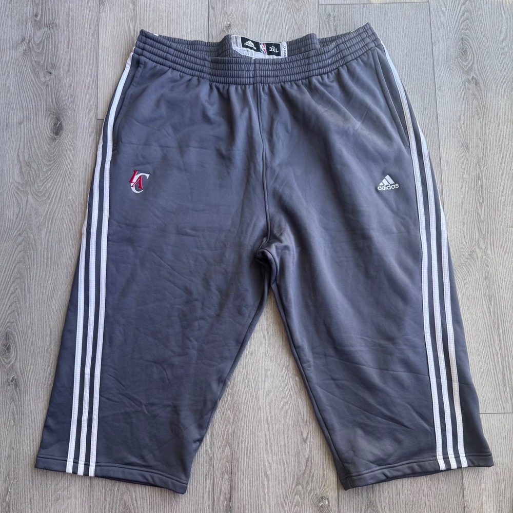 Adidas NBA LA Clippers Climawarm Practice Pants Gray 3XL F13NBAP959
